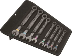 Wera 020012 Joker 8 Piece Ratcheting Combination Spanner Set 5/16-3/4" AF