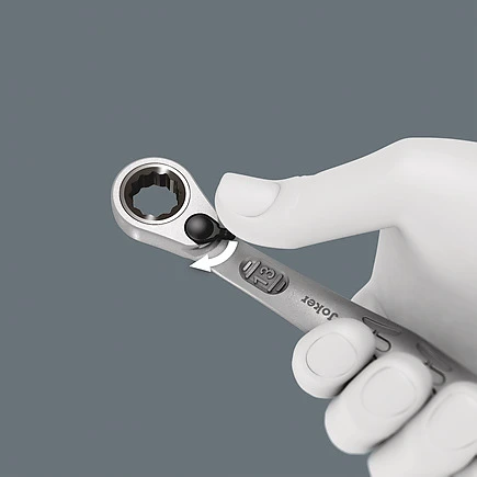 Wera 020072 Joker Switch Open Ended Ratcheting Combination Spanner - 17mm - Image 2