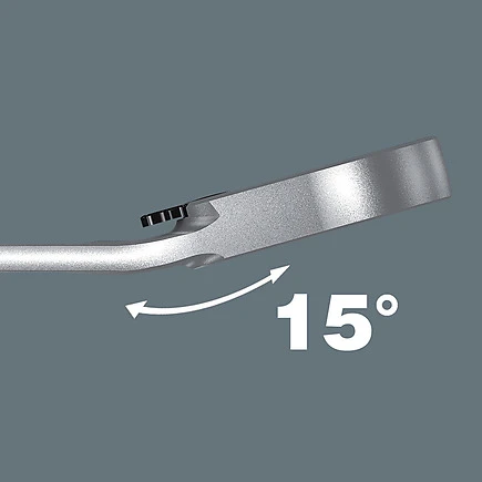 Wera 020072 Joker Switch Open Ended Ratcheting Combination Spanner - 17mm - Image 3