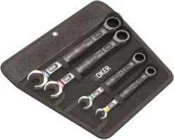 Wera 073290 Joker 4 Piece Metric Ratcheting Combination Spanner Set 10-19mm