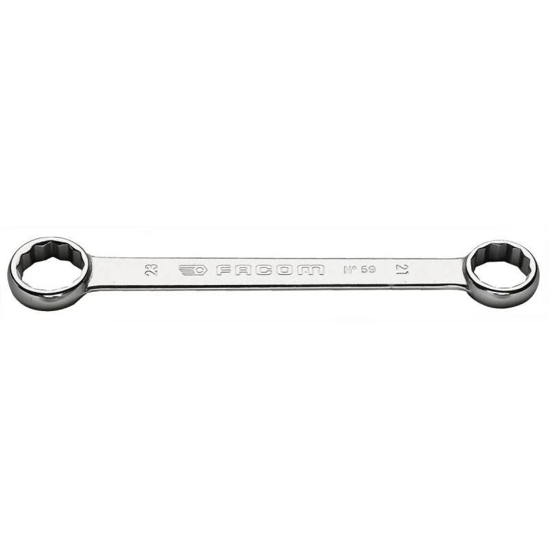 Facom 59.16X17 Straight Compact Ring Wrench - 16 X 17mm X 168mm Long