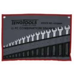 Teng 6515MM 15 Piece Metric Combination Spanner Set