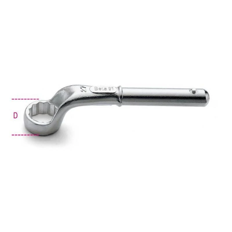 Beta 91 Metric Heavy Duty Offset Ring Spanner Wrench 27mm