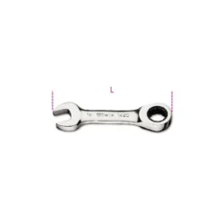 Beta 142C Short (Stubby) Ratcheting Combination Spanner 10mm