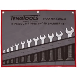 Teng 6211MM Double Open Spanner Set
