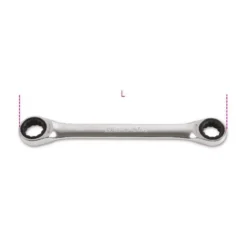 Beta 195AS Imperial Flat Double Ended Ratchet RIng Spanner Wrench 5/16" X 3/8" AF