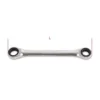 Beta 195AS Imperial Flat Double Ended Ratchet RIng Spanner Wrench 9/16" X 5/8" AF
