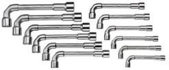 Gedore 25 PK-012 12 Piece Metric Angled Socket Wrench Set 8-19mm