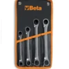 Beta 195AS/B4 4 Piece Imperial Flat Double Ratchet Ring Spanner Set 5/16-3/4" AF