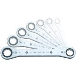 Stahlwille 25A/4N Ratchet Ring Spanner Set AF