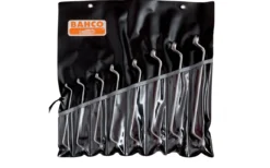 Bahco 2M/8T 8 Piece Double End Deep Offset Ring Spanner Set In Pouch 6-22mm