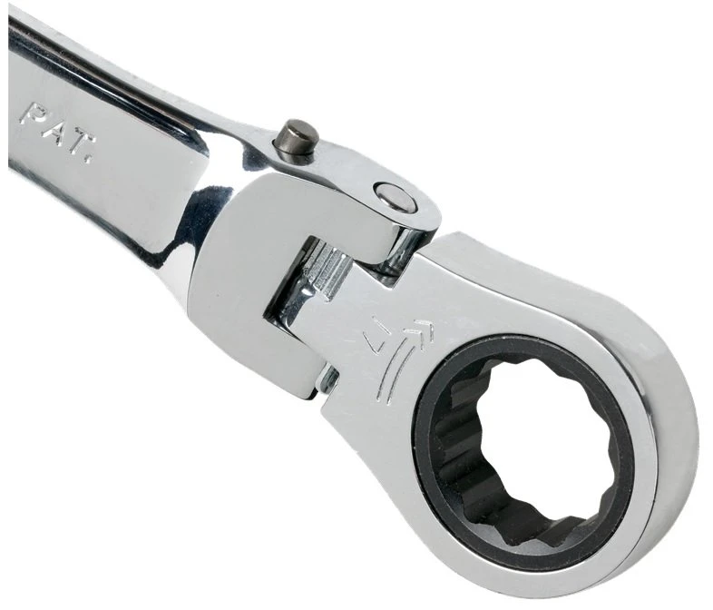 Bahco 41RM-13 Locking Flexi Head Ratchet Combination Spanner 13mm - Image 2