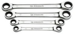 Facom 64.J4 4 Pce. 12 Point Ratchet Ring Wrench 10 - 19mm