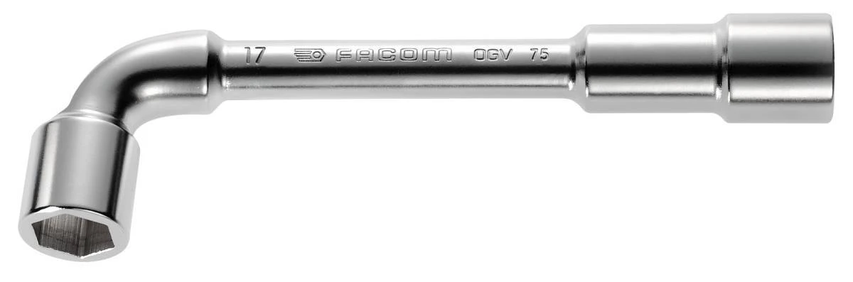 Facom 75.27 Angled L- Shaped Open-Socket Wrench - 27mm.