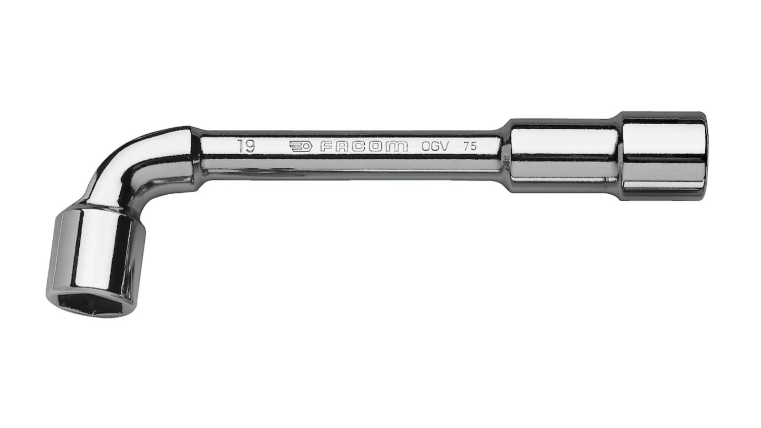 Facom 75.J12 12 Piece 6 Point Angled Socket Wrench Set 7-24mm - Image 4