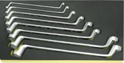 Stahlwille TCS 20/8 8 Piece Cranked Double End Ring Spanner Set In Foam Module 6x7-19x22mm